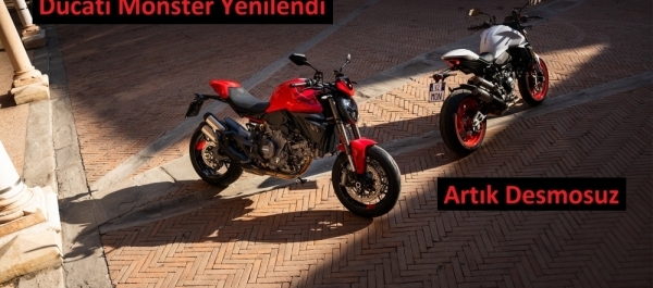 Ducati Monster Desmosuz V2 Motora Kavuştu