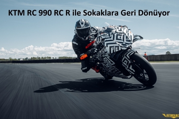 KTM 990 RC R ile Sokaklara Geri Dönüyor